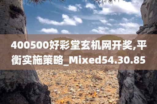 400500好彩堂玄机网开奖,平衡实施策略_Mixed54.30.85