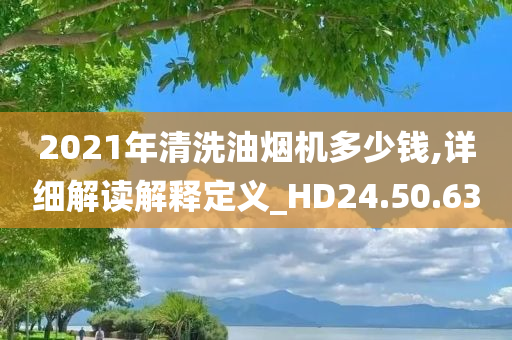 2021年清洗油烟机多少钱,详细解读解释定义_HD24.50.63