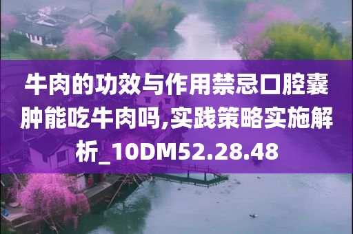 牛肉的功效与作用禁忌口腔囊肿能吃牛肉吗,实践策略实施解析_10DM52.28.48