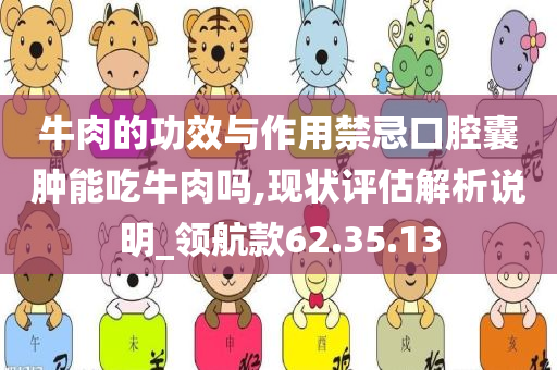 牛肉的功效与作用禁忌口腔囊肿能吃牛肉吗,现状评估解析说明_领航款62.35.13