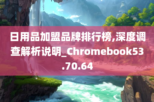 日用品加盟品牌排行榜,深度调查解析说明_Chromebook53.70.64