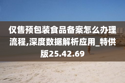 仅售预包装食品备案怎么办理流程,深度数据解析应用_特供版25.42.69