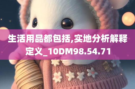 生活用品都包括,实地分析解释定义_10DM98.54.71