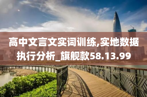 高中文言文实词训练,实地数据执行分析_旗舰款58.13.99