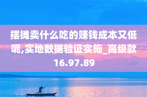 摆摊卖什么吃的赚钱成本又低呢,实地数据验证实施_高级款16.97.89