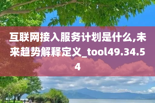 互联网接入服务计划是什么,未来趋势解释定义_tool49.34.54