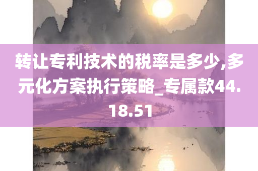 转让专利技术的税率是多少,多元化方案执行策略_专属款44.18.51