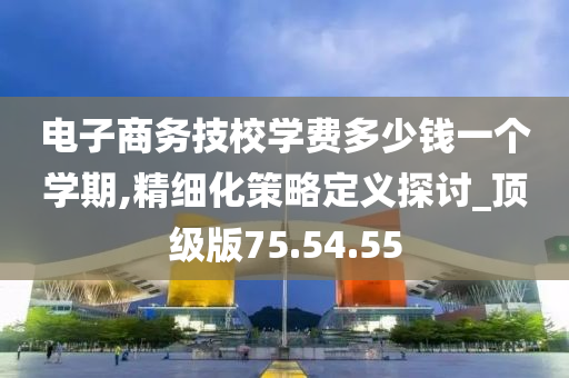 电子商务技校学费多少钱一个学期,精细化策略定义探讨_顶级版75.54.55