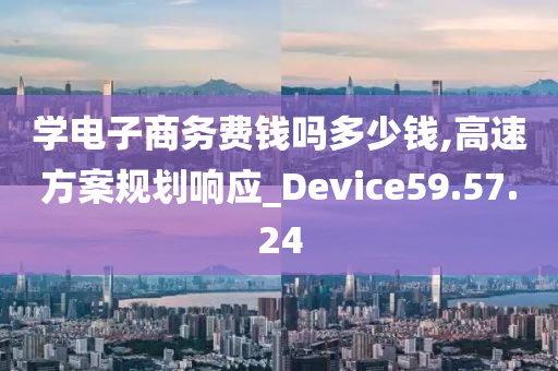 学电子商务费钱吗多少钱,高速方案规划响应_Device59.57.24