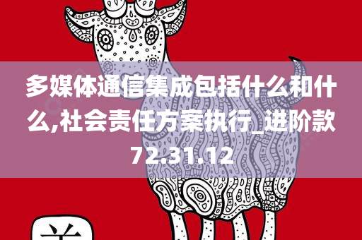 多媒体通信集成包括什么和什么,社会责任方案执行_进阶款72.31.12