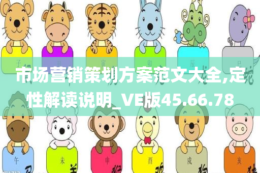 市场营销策划方案范文大全,定性解读说明_VE版45.66.78