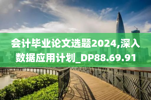 会计毕业论文选题2024,深入数据应用计划_DP88.69.91