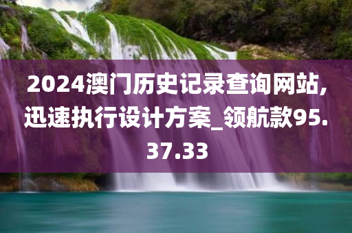 2024澳门历史记录查询网站,迅速执行设计方案_领航款95.37.33