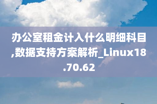 办公室租金计入什么明细科目,数据支持方案解析_Linux18.70.62