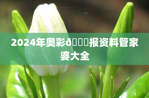 2024年奥彩🐎报资料管家婆大全