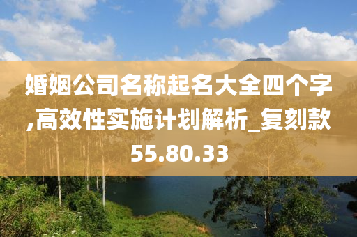 婚姻公司名称起名大全四个字,高效性实施计划解析_复刻款55.80.33