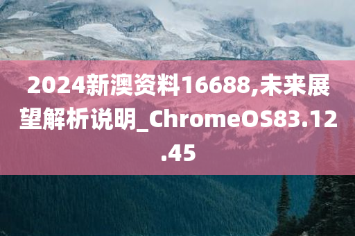 2024新澳资料16688,未来展望解析说明_ChromeOS83.12.45