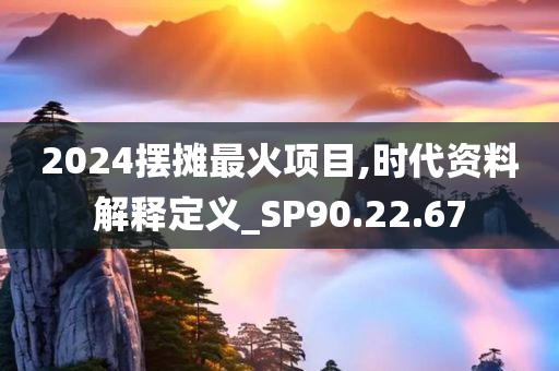 2024摆摊最火项目,时代资料解释定义_SP90.22.67