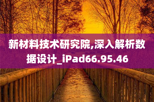 新材料技术研究院,深入解析数据设计_iPad66.95.46