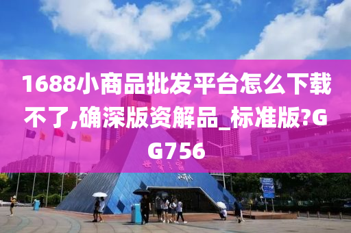 1688小商品批发平台怎么下载不了,确深版资解品_标准版?GG756