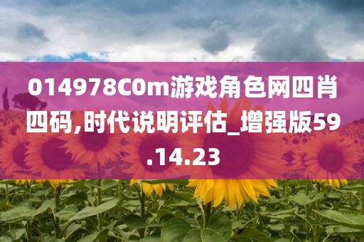 014978C0m游戏角色网四肖四码,时代说明评估_增强版59.14.23