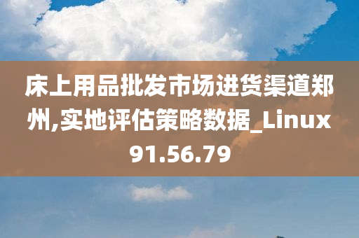 床上用品批发市场进货渠道郑州,实地评估策略数据_Linux91.56.79