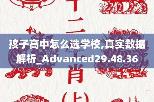 孩子高中怎么选学校,真实数据解析_Advanced29.48.36