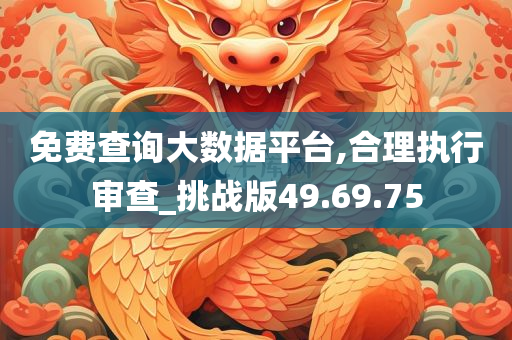 免费查询大数据平台,合理执行审查_挑战版49.69.75