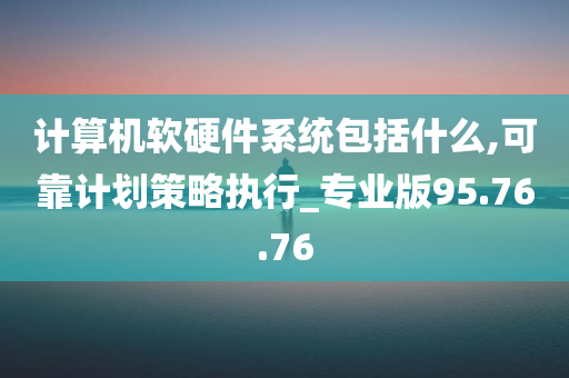 计算机软硬件系统包括什么,可靠计划策略执行_专业版95.76.76