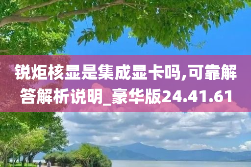 锐炬核显是集成显卡吗,可靠解答解析说明_豪华版24.41.61