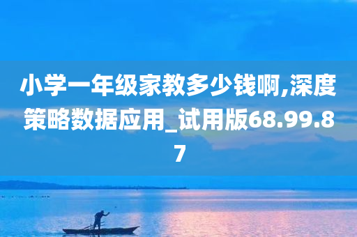 小学一年级家教多少钱啊,深度策略数据应用_试用版68.99.87