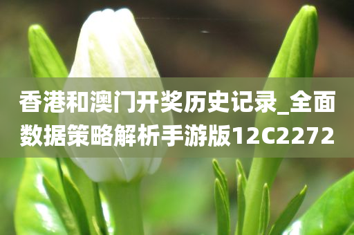 香港和澳门开奖历史记录_全面数据策略解析手游版12C2272