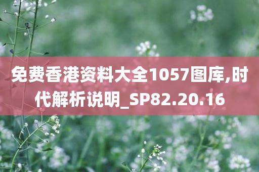 免费香港资料大全1057图库,时代解析说明_SP82.20.16