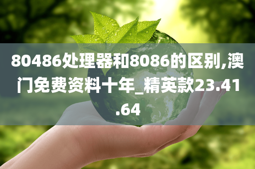 80486处理器和8086的区别,澳门免费资料十年_精英款23.41.64