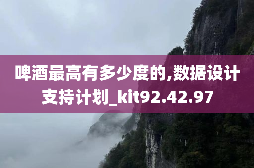 啤酒最高有多少度的,数据设计支持计划_kit92.42.97