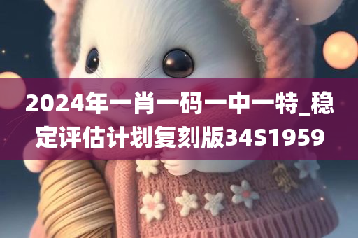 2024年一肖一码一中一特_稳定评估计划复刻版34S1959