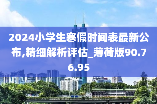 2024小学生寒假时间表最新公布,精细解析评估_薄荷版90.76.95