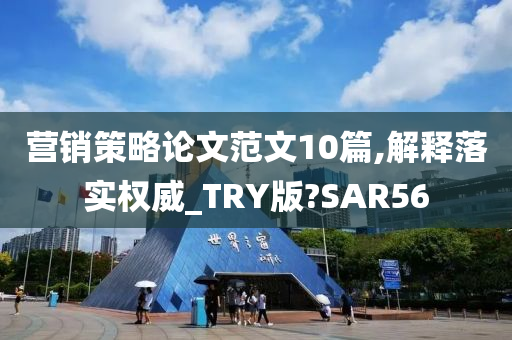 营销策略论文范文10篇,解释落实权威_TRY版?SAR56