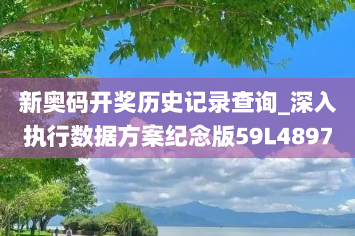 新奥码开奖历史记录查询_深入执行数据方案纪念版59L4897