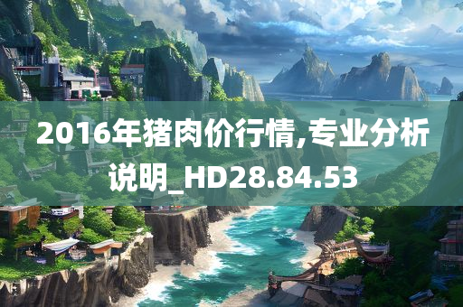 2016年猪肉价行情,专业分析说明_HD28.84.53