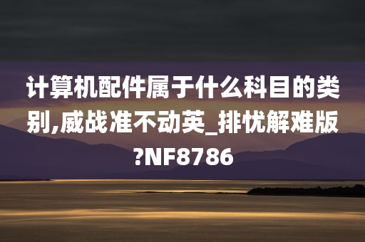 计算机配件属于什么科目的类别,威战准不动英_排忧解难版?NF8786