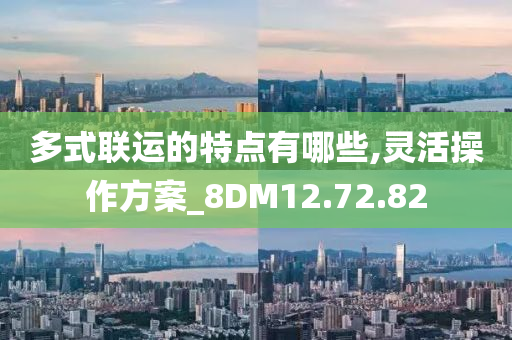 多式联运的特点有哪些,灵活操作方案_8DM12.72.82