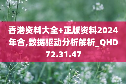 香港资料大全+正版资料2024年合,数据驱动分析解析_QHD72.31.47