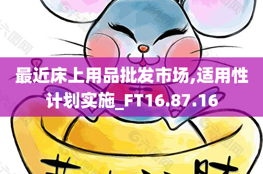 最近床上用品批发市场,适用性计划实施_FT16.87.16