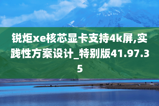 锐炬xe核芯显卡支持4k屏,实践性方案设计_特别版41.97.35