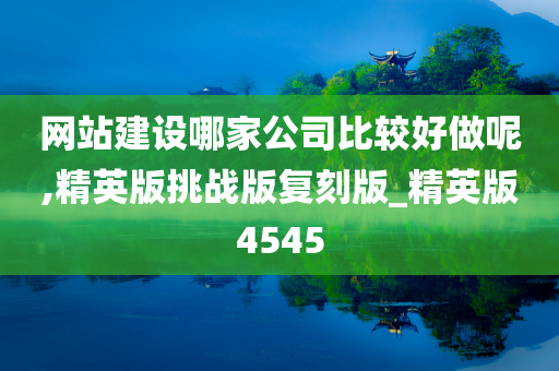 网站建设哪家公司比较好做呢,精英版挑战版复刻版_精英版4545