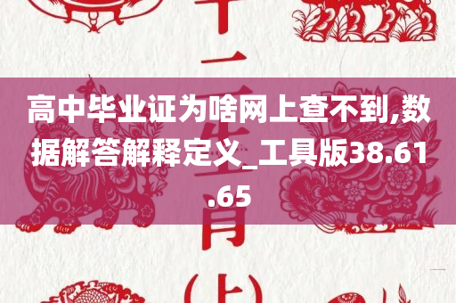 高中毕业证为啥网上查不到,数据解答解释定义_工具版38.61.65