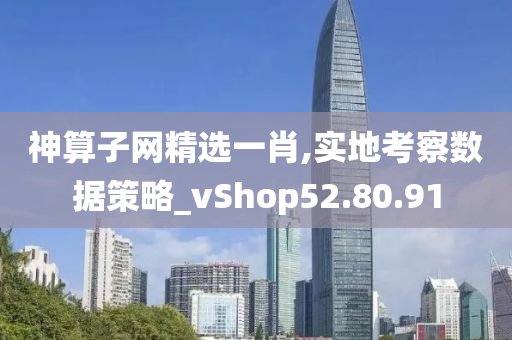 神算子网精选一肖,实地考察数据策略_vShop52.80.91