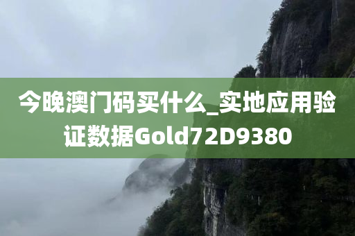 今晚澳门码买什么_实地应用验证数据Gold72D9380