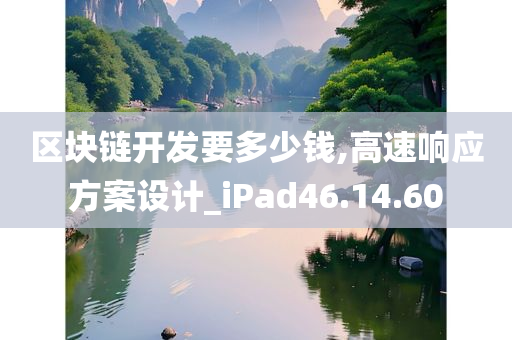 区块链开发要多少钱,高速响应方案设计_iPad46.14.60